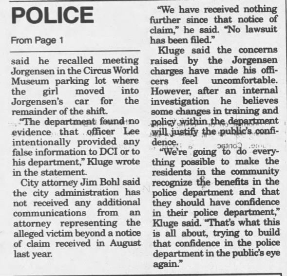Clipping from The Daily Register